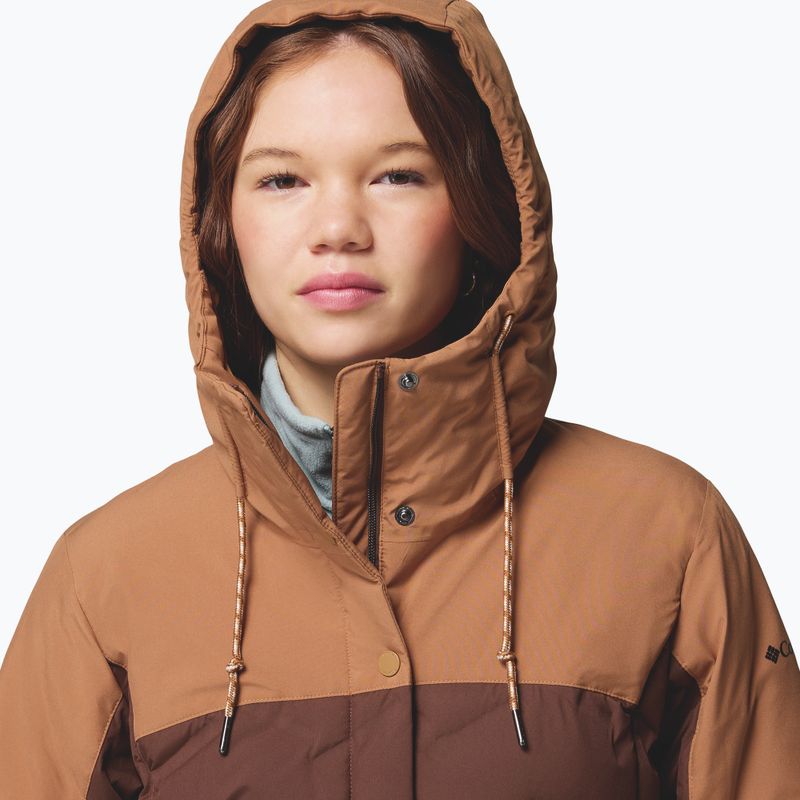 Дамско пухено палто Columbia Mountain Croo III Mid Down tobacco/camel brown 6