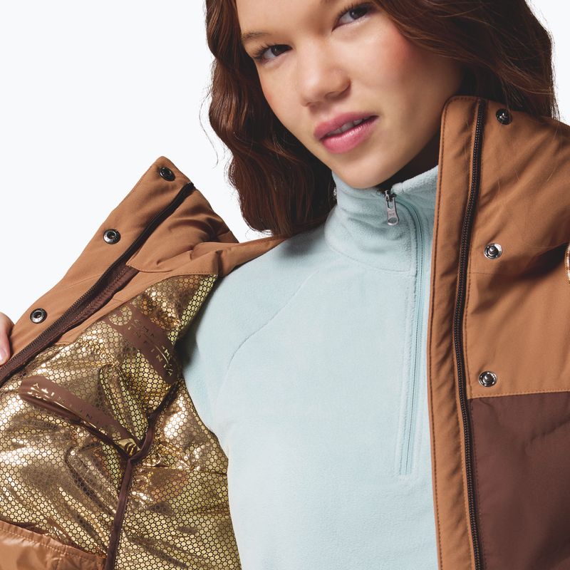 Дамско пухено яке Columbia Mountain Croo III Mid Down tobacco/camel brown 10