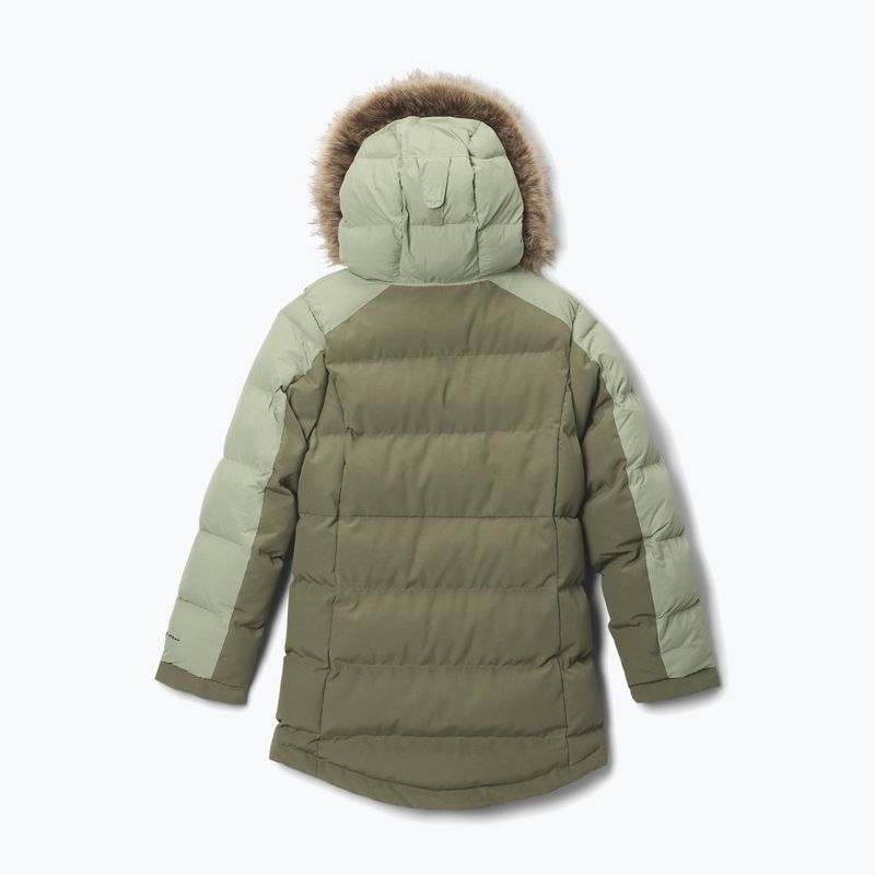 Детско подплатено яке Columbia Girl's Marquam Peak Fusion II stone green/safari 2
