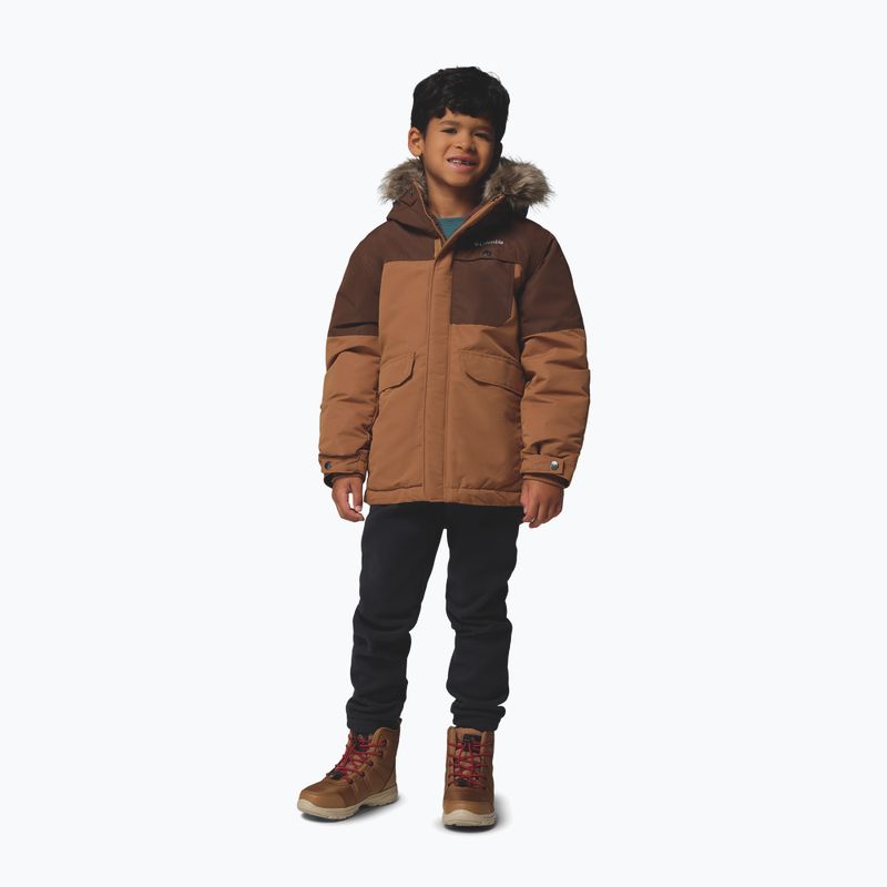 Детско ватирано яке Columbia Nordic Strider II camel brown/tobacco 2