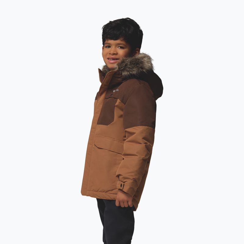 Детско ватирано яке Columbia Nordic Strider II camel brown/tobacco 4