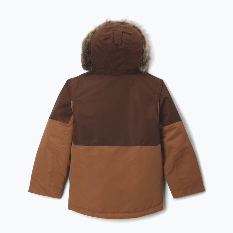 Детско ватирано яке Columbia Nordic Strider II camel brown/tobacco 9