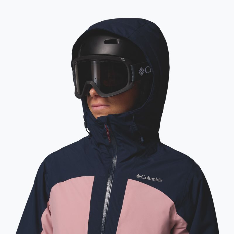 Дамско скиорско яке Columbia Liftline eraser pink/collegiate navy/rich wine 5