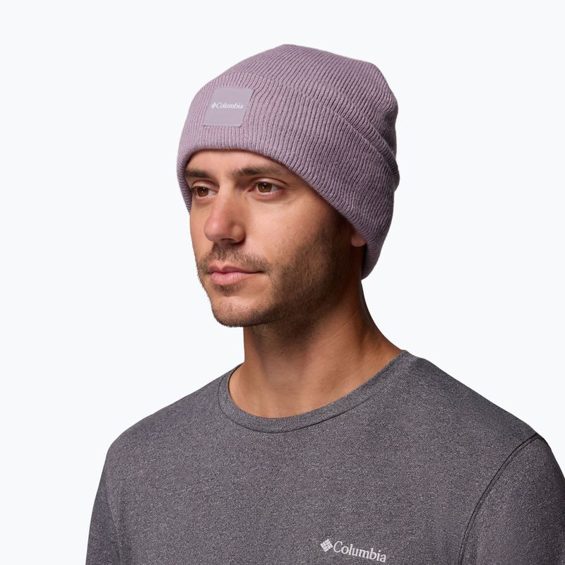 Зимна шапка Columbia City Trek Heavyweight shale purple 4