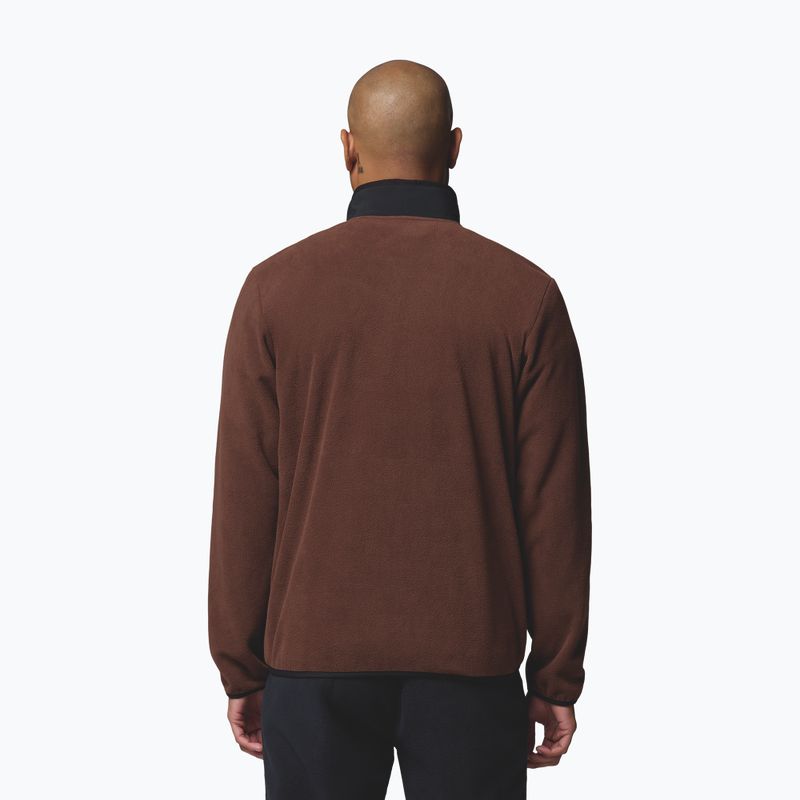 Мъжки суитшърт Columbia Sequoia Grove Half Zip Fleece tobacco/black 3
