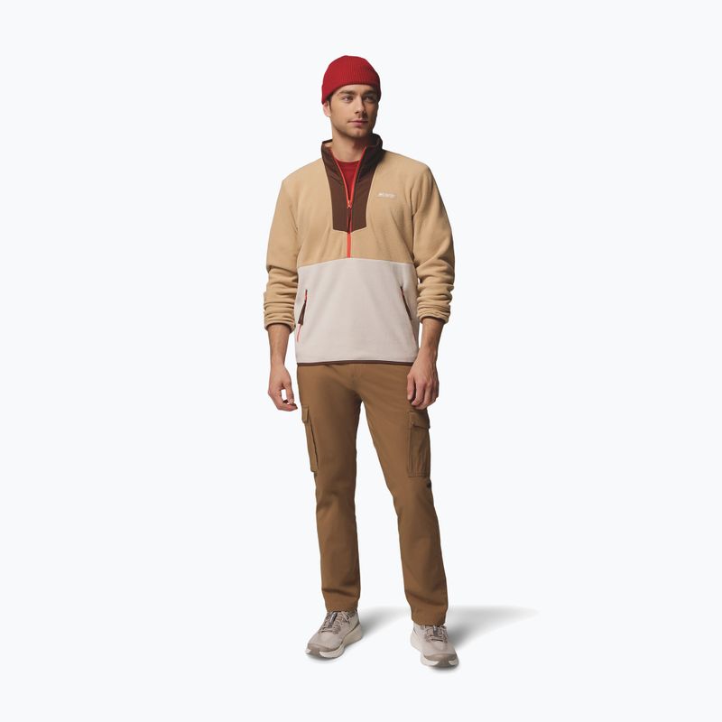 Мъжки суитшърт Columbia Sequoia Grove Half Zip Fleece canoe/dark stone/tobacco 2