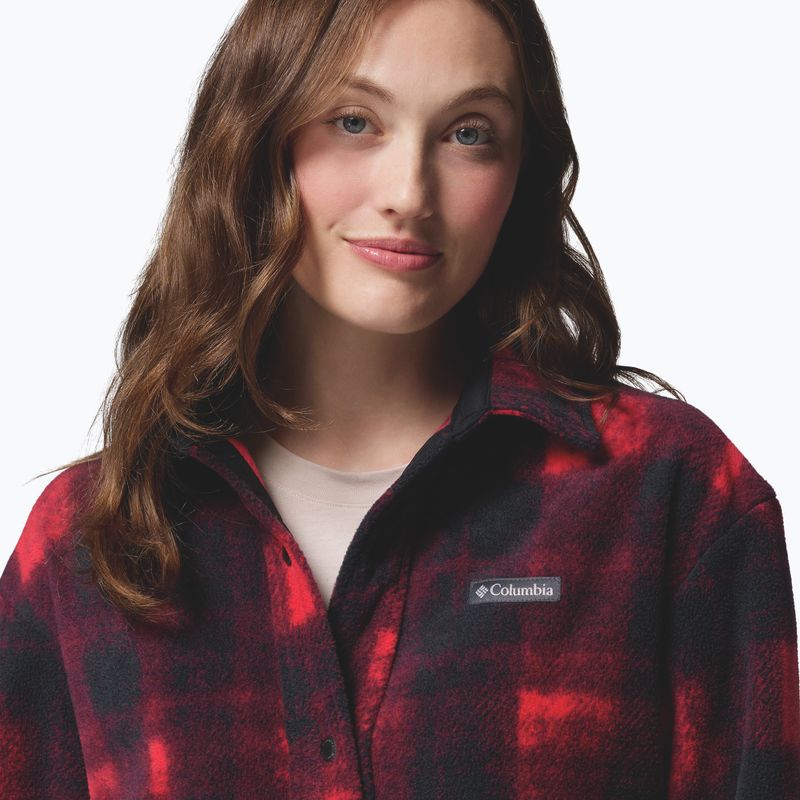 Дамска риза Columbia Benton Springs mountain red omblur tonal 7