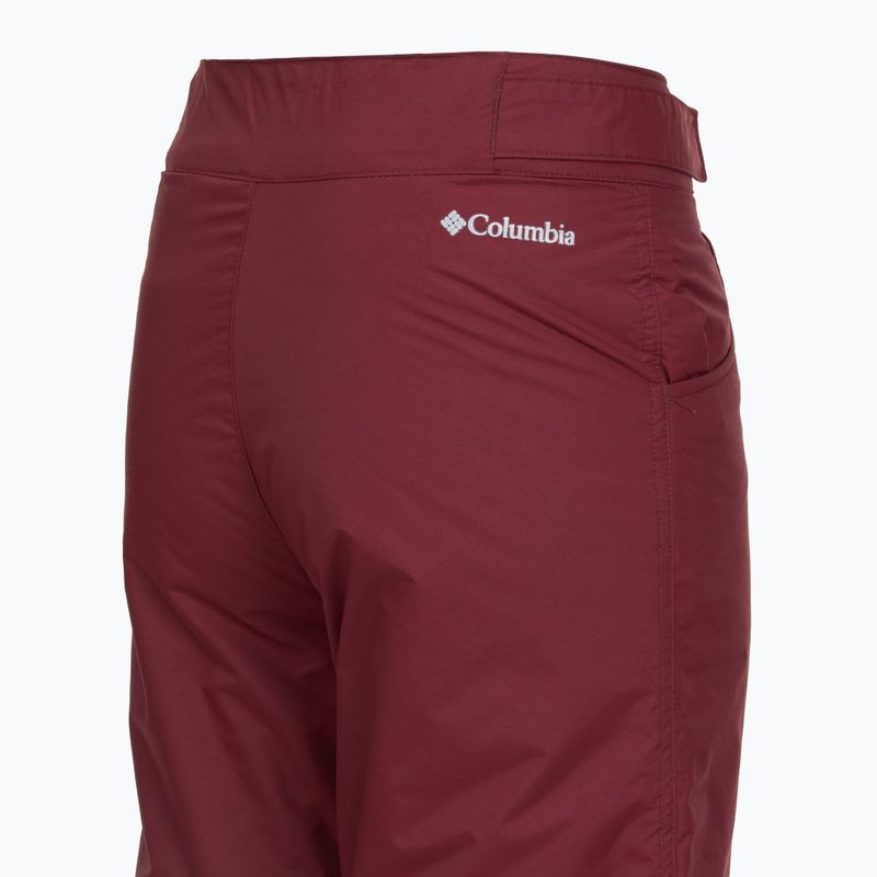 Детски скиорски панталони Columbia Starchaser Peak III rich wine 4