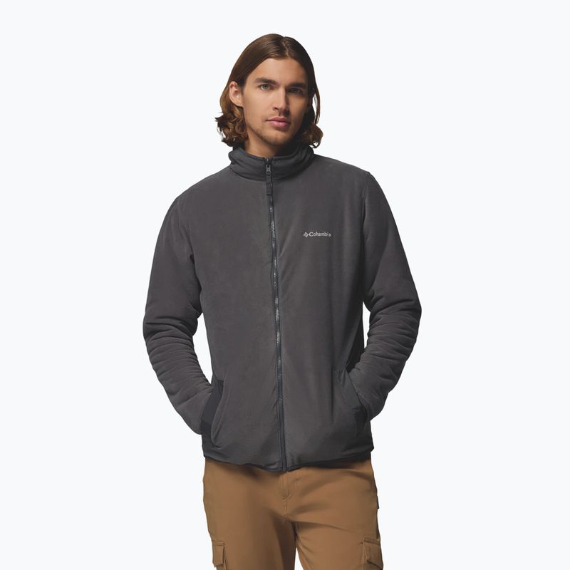 Мъжки суитшърт от полар Columbia Winter Pass Reversible shark/peaked tonal 2