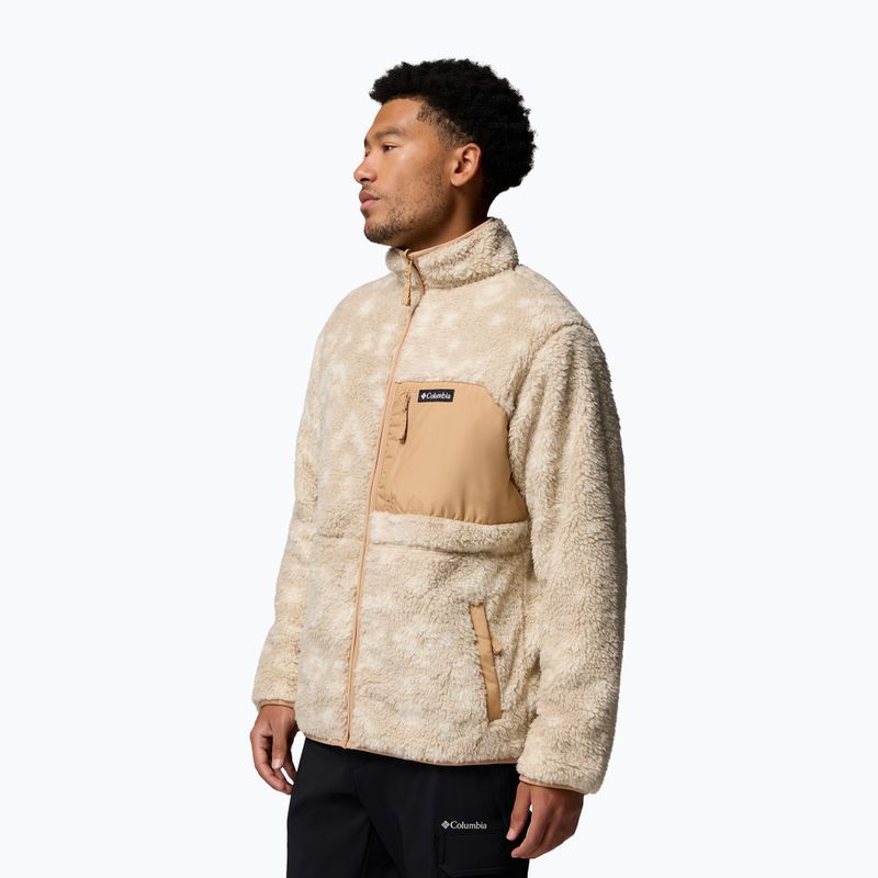 Мъжки суитшърт от полар Columbia Winter Pass Reversible canoe/dark stone/peaked tonal 4