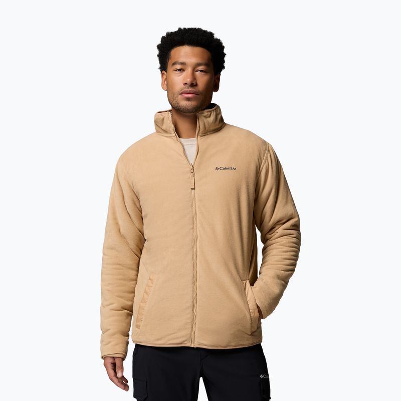Мъжки суитшърт от полар Columbia Winter Pass Reversible canoe/dark stone/peaked tonal 6