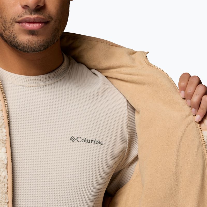 Мъжки суитшърт от полар Columbia Winter Pass Reversible canoe/dark stone/peaked tonal 8
