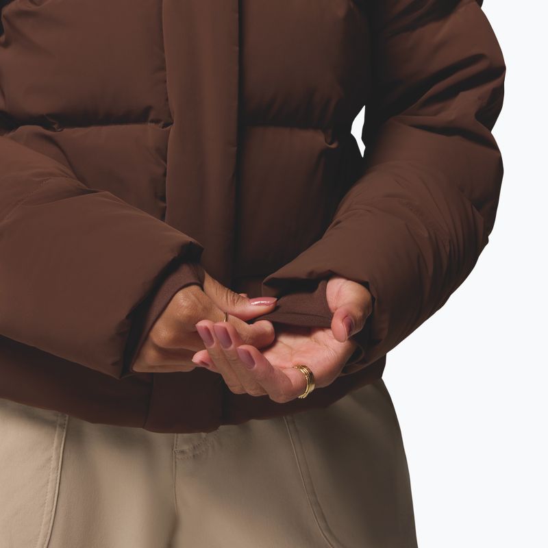 Дамско пухено яке Columbia Amaze Puff Hooded tobacco 12