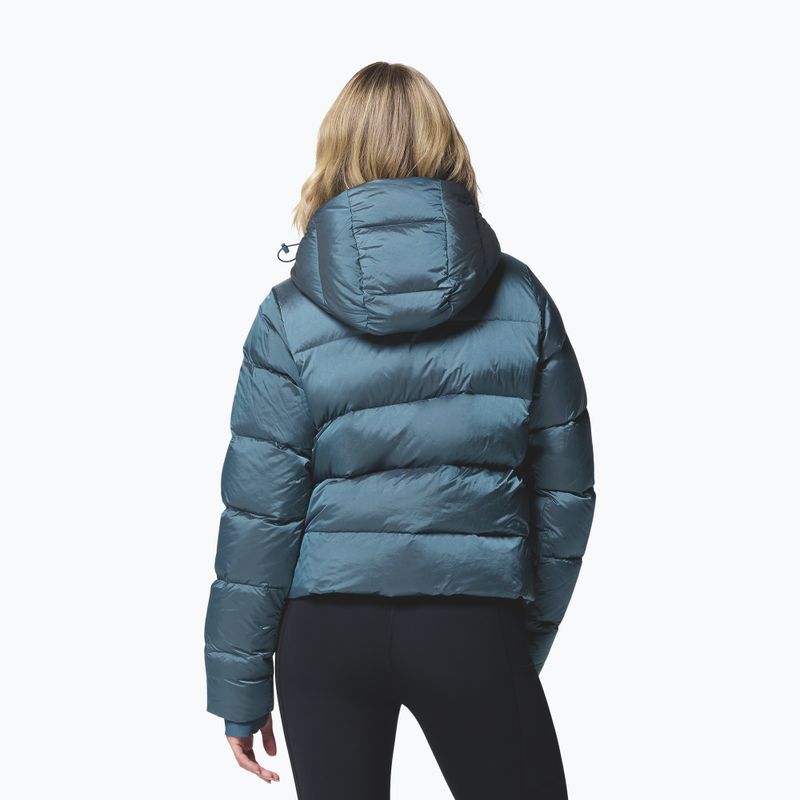 Дамско пухено яке Columbia Amaze Puff Hooded Everblue High Shine 3