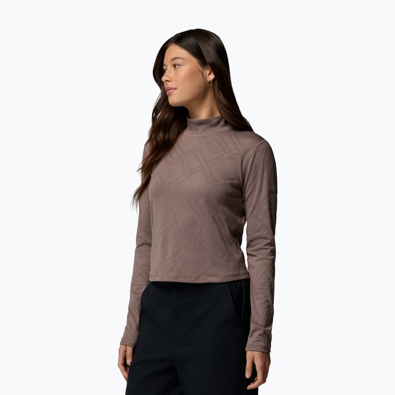 Дамска блуза с дълъг ръкав за трекинг Columbia Granite Point Turtleneck iron 4
