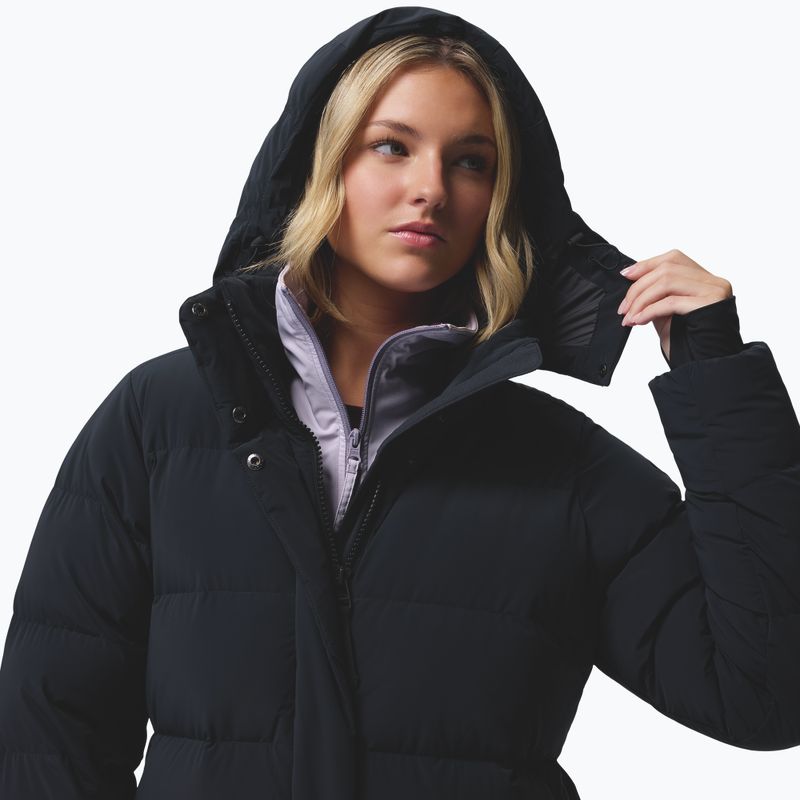 Дамско пухено дълго яке Columbia Amaze Puff Long Hooded black 9