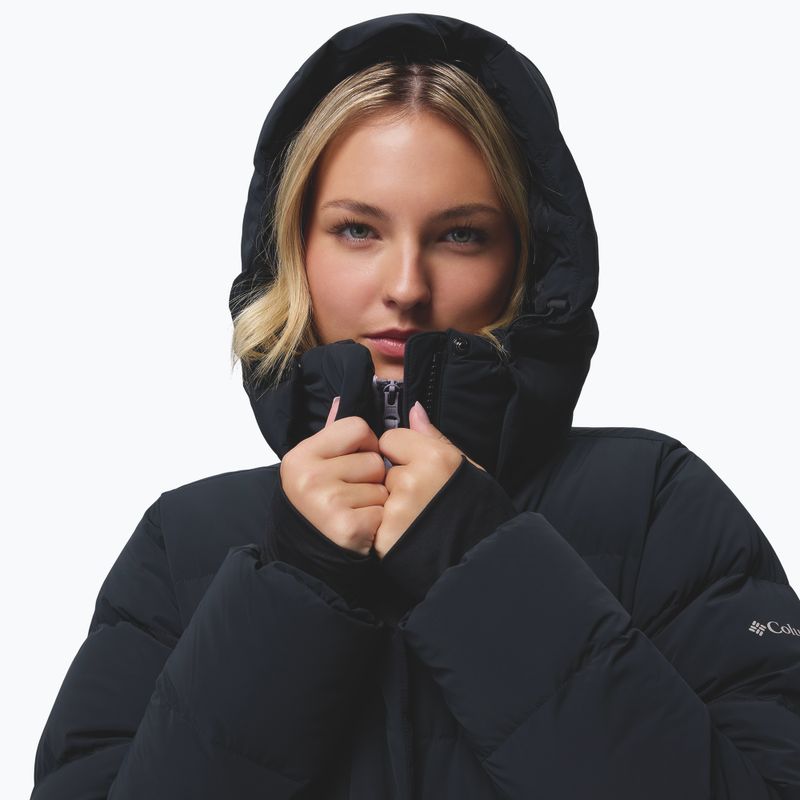 Дамско пухено дълго яке Columbia Amaze Puff Long Hooded black 10