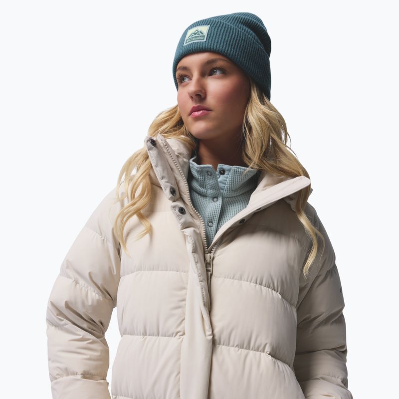 Дамско пухено дълго яке Columbia Amaze Puff Long Hooded dark stone 10
