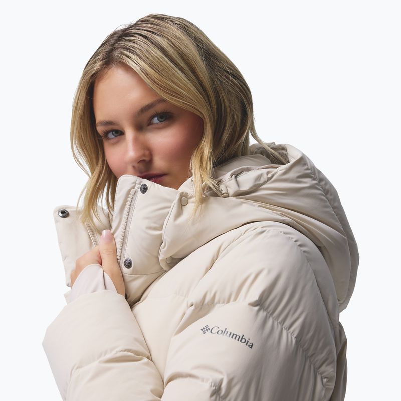 Дамско пухено дълго яке Columbia Amaze Puff Long Hooded dark stone 11