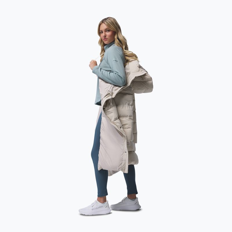 Дамско пухено дълго яке Columbia Amaze Puff Long Hooded dark stone 18