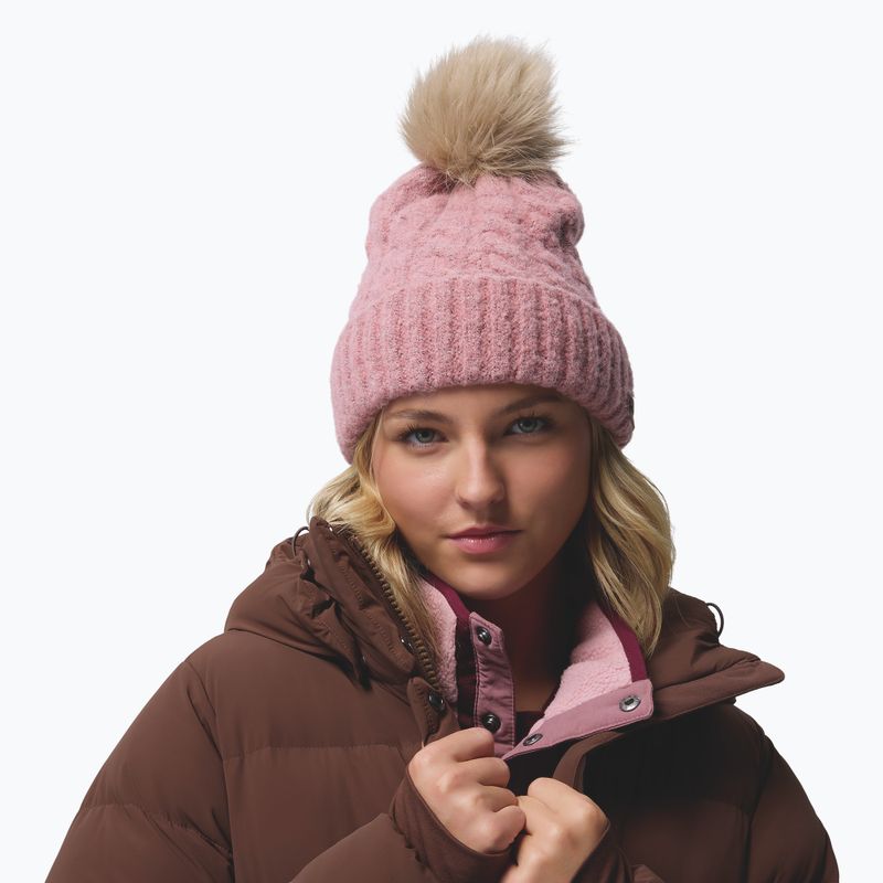 Дамско пухено дълго яке Columbia Amaze Puff Long Hooded tobacco 12
