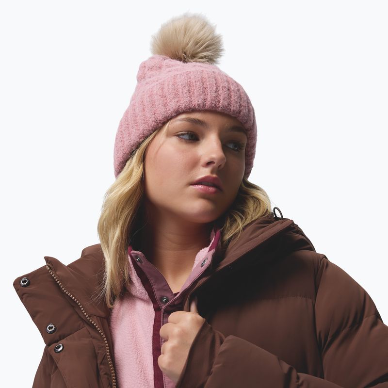 Дамско пухено дълго яке Columbia Amaze Puff Long Hooded tobacco 13