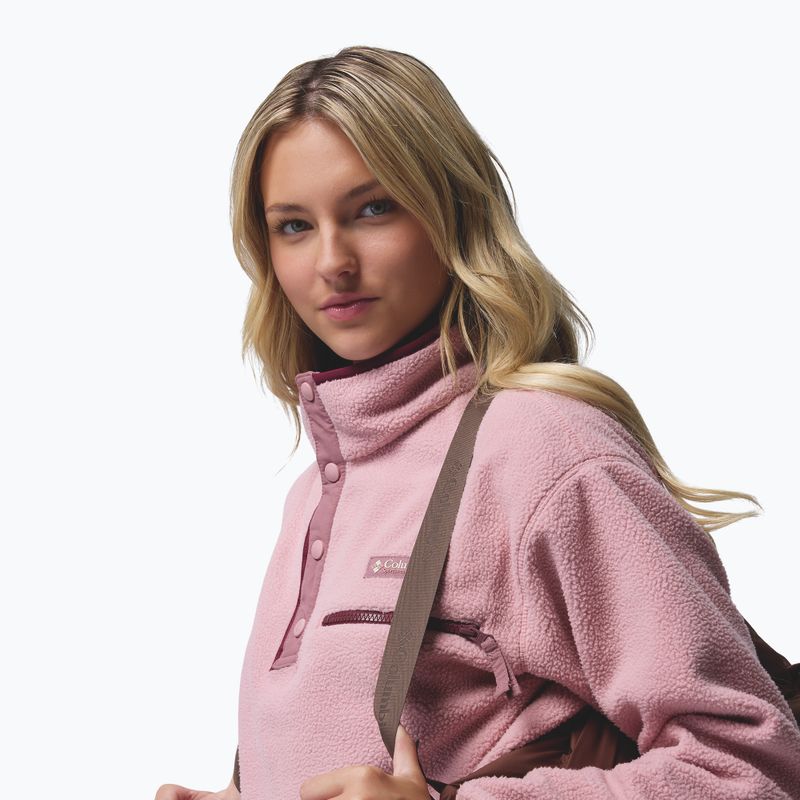 Дамско пухено дълго яке Columbia Amaze Puff Long Hooded tobacco 20
