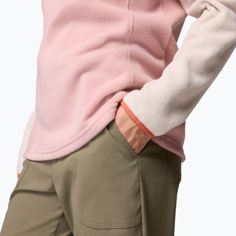 Дамски полар Columbia Benton Springs 1/2 Snap eraser pink/dark stone/tuscan 6
