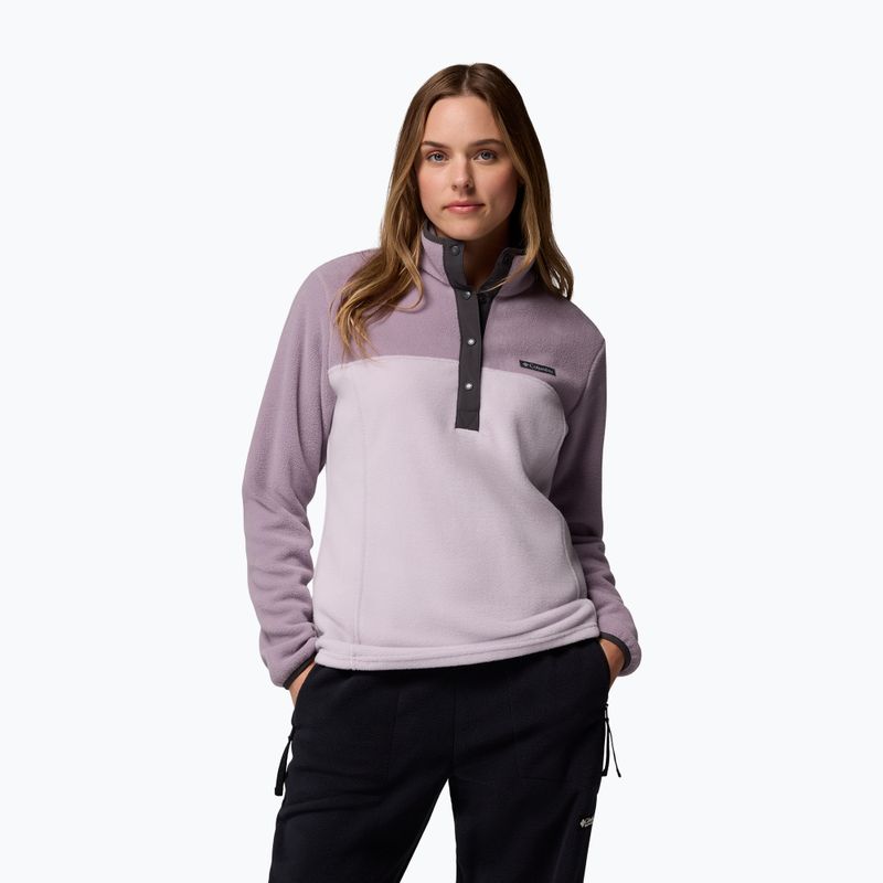 Дамска блуза Columbia Benton Springs 1/2 Snap lavender pearl/shale purple/shark