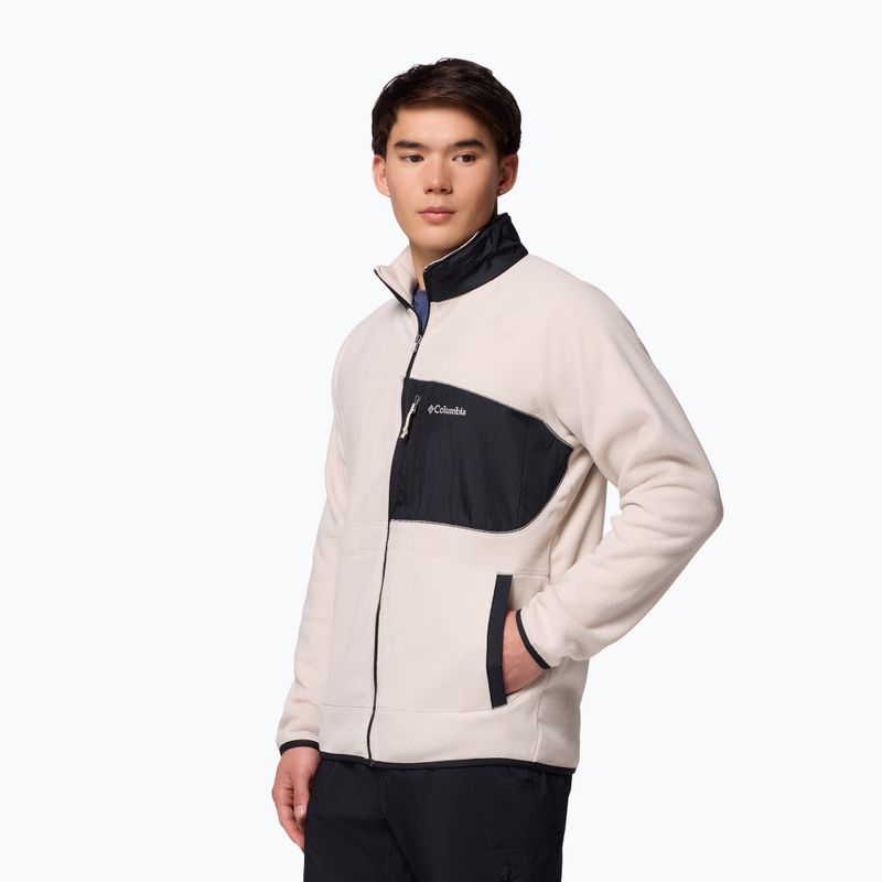 Мъжки поларен суитшърт Columbia Fast Trek Overlay Full Zip dark stone/black 5