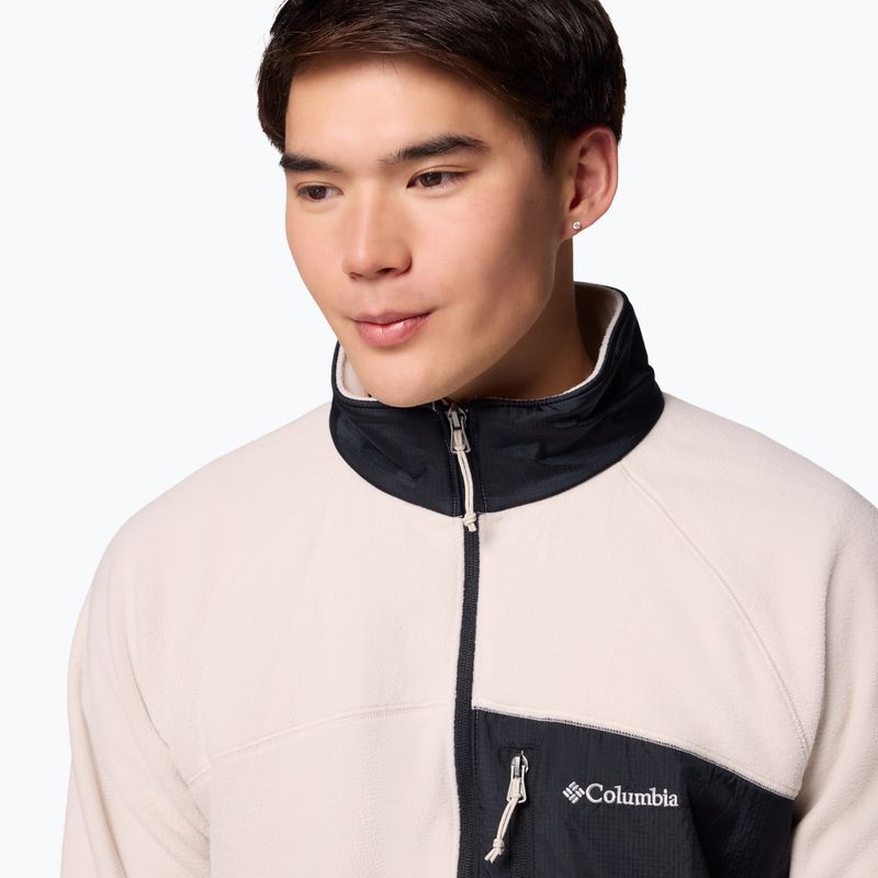 Мъжки поларен суитшърт Columbia Fast Trek Overlay Full Zip dark stone/black 6