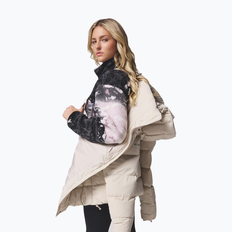 Дамско пухено яке Columbia Amaze Puff Mid Hooded dark stone 14