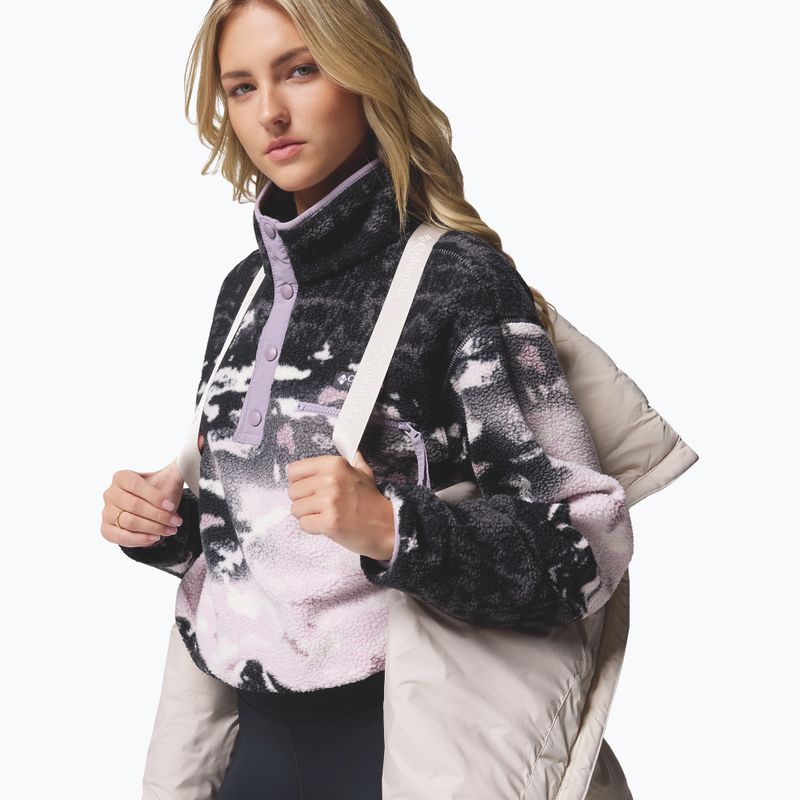 Дамско пухено яке Columbia Amaze Puff Mid Hooded dark stone 15