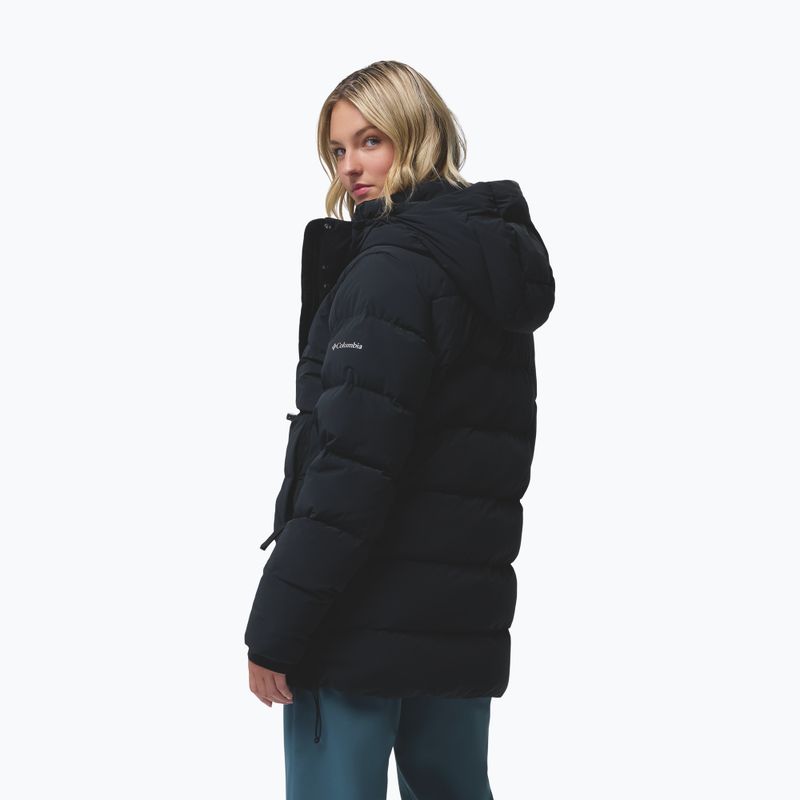 Дамско пухено яке Columbia Amaze Puff Mid Hooded black 5