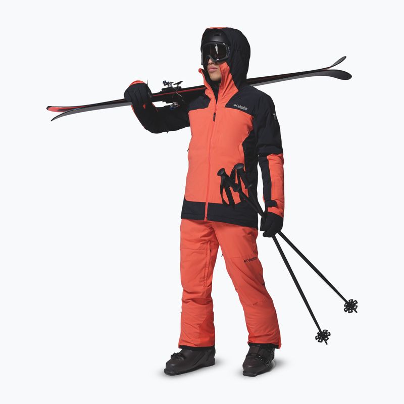 Мъжко скиорско яке Columbia Cirque Bowl spice/spicy black/zing 2