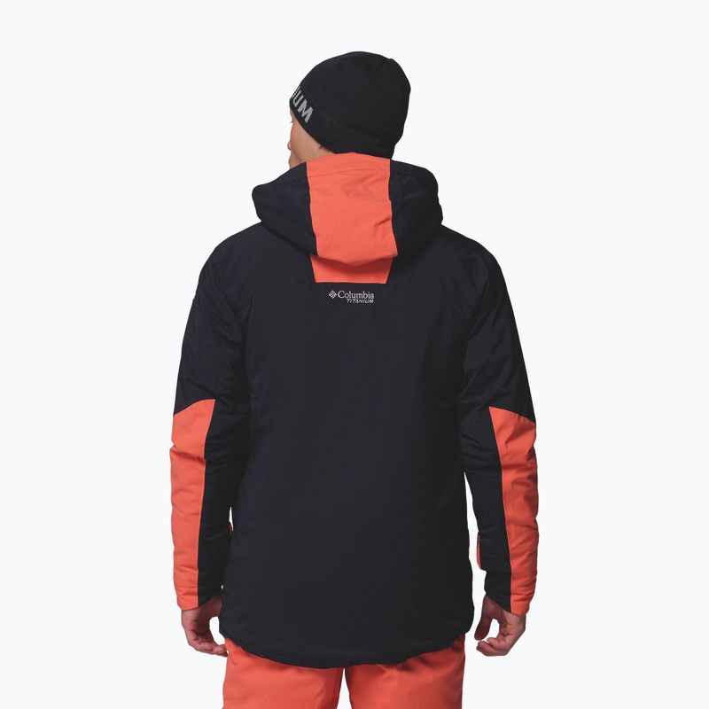 Мъжко скиорско яке Columbia Cirque Bowl spice/spicy black/zing 3