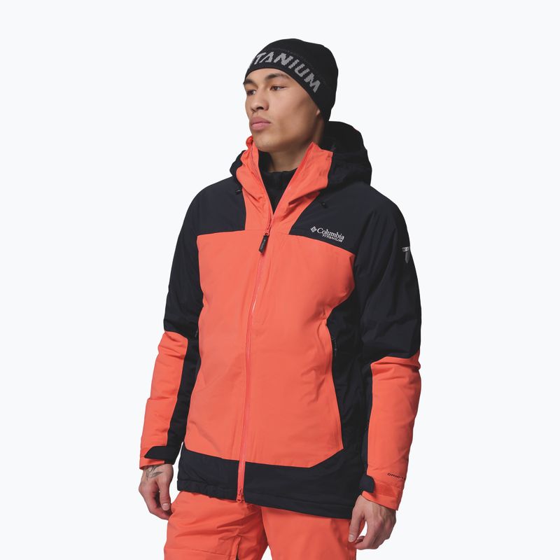 Мъжко скиорско яке Columbia Cirque Bowl spice/spicy black/zing 4