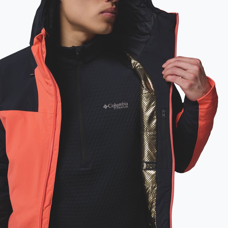 Мъжко скиорско яке Columbia Cirque Bowl spice/spicy black/zing 12