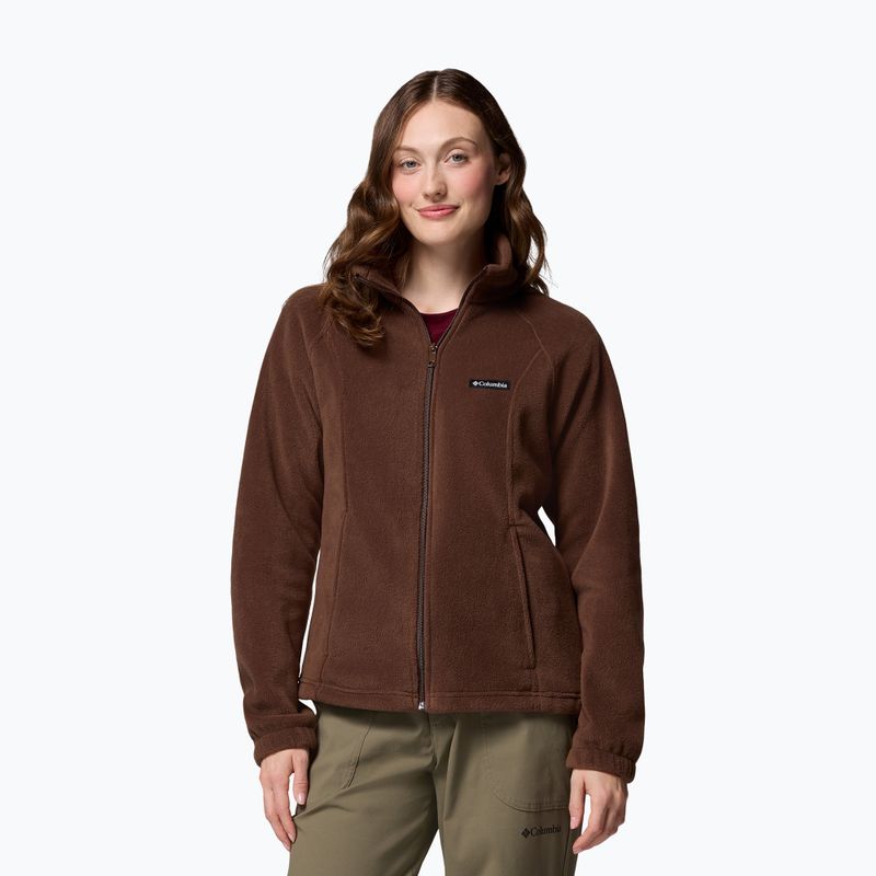 Дамски суитшърт Columbia Benton Springs Full Zip tobacco