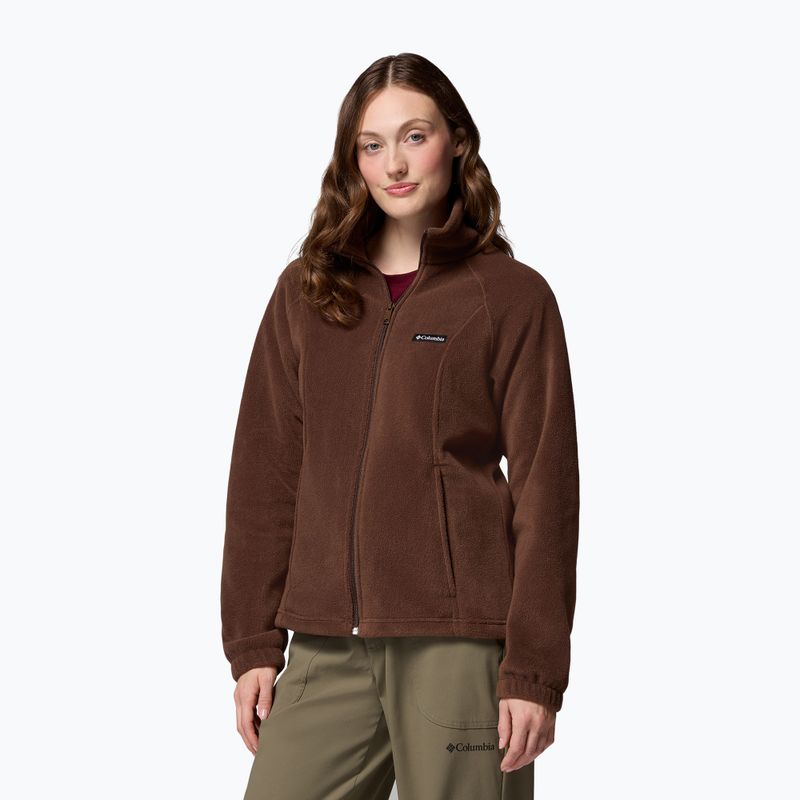 Дамски суитшърт Columbia Benton Springs Full Zip tobacco 4