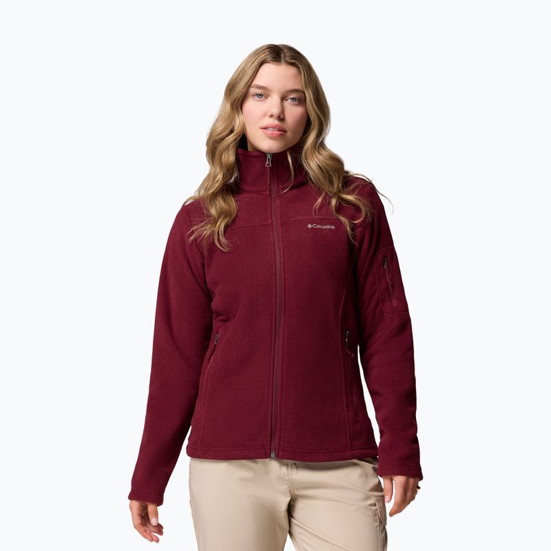 Дамско поларено яке Columbia Fast Trek II rich wine