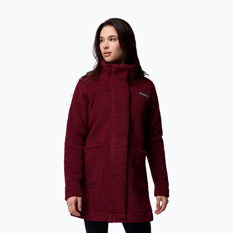 Дамско поларено яке Columbia Panorama Long rich wine