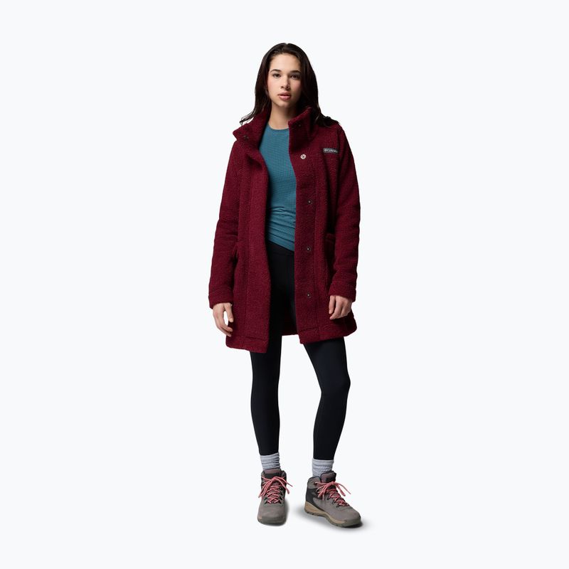 Дамско поларено яке Columbia Panorama Long rich wine 2