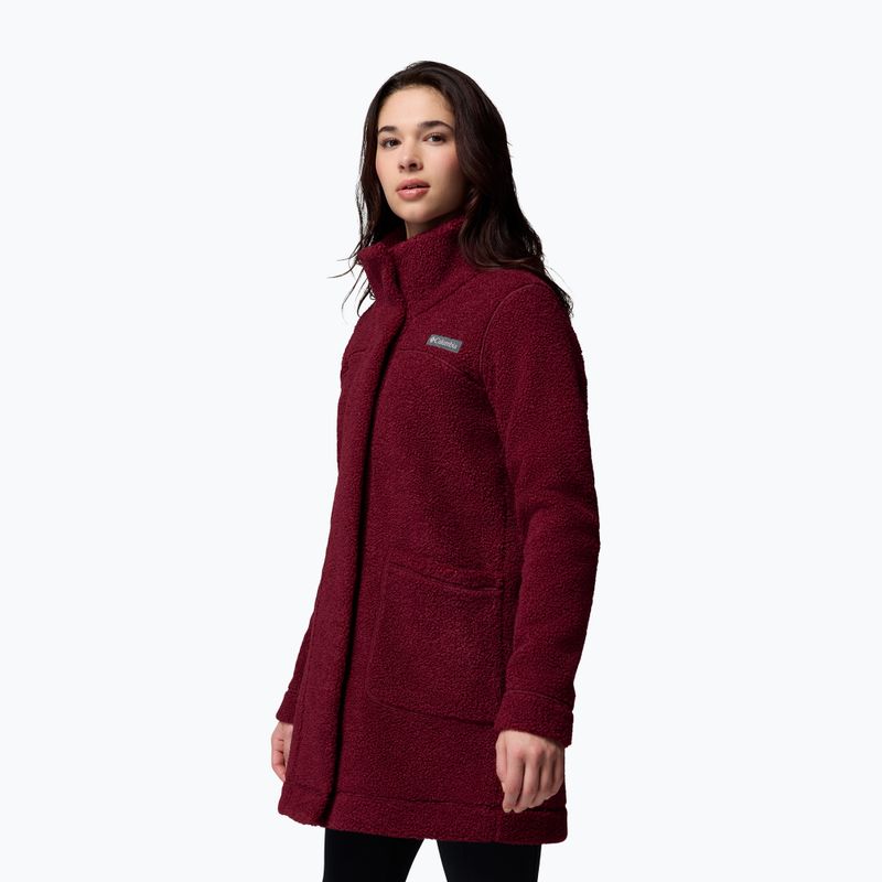 Дамско поларено яке Columbia Panorama Long rich wine 4