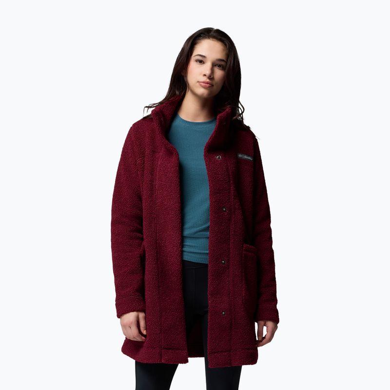 Дамско поларено яке Columbia Panorama Long rich wine 5