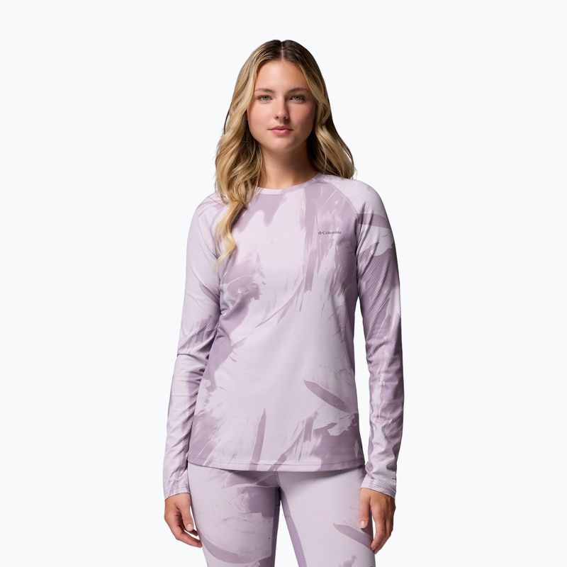 Дамска термоактивна блуза Columbia Omni-Heat Infinity Knit shale purple snowflight tonal