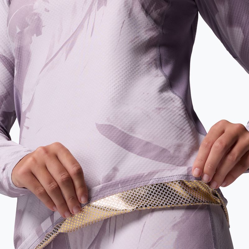 Дамска термоактивна блуза Columbia Omni-Heat Infinity Knit shale purple snowflight tonal 7