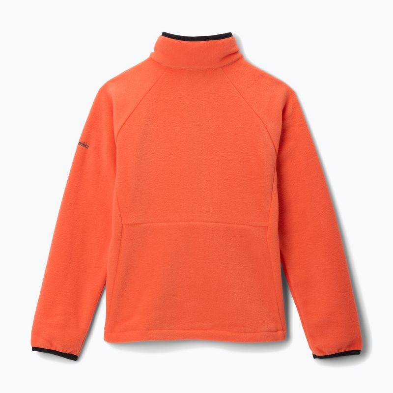 Детски поларен суитшърт Columbia Fast Trek IV Fleece Full Zip zing/black 2