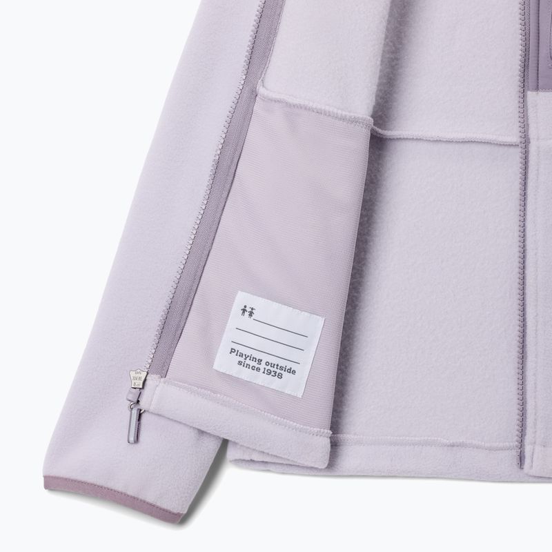 Детски поларен суитшърт Columbia Fast Trek IV Fleece Full Zip lavender pearl/shale purple 3