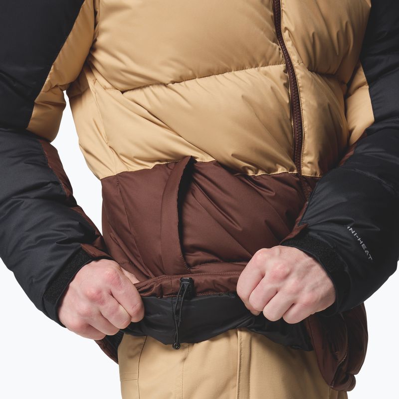 Мъжко скиорско яке Columbia Slope Style black/canoe/tobacco 8